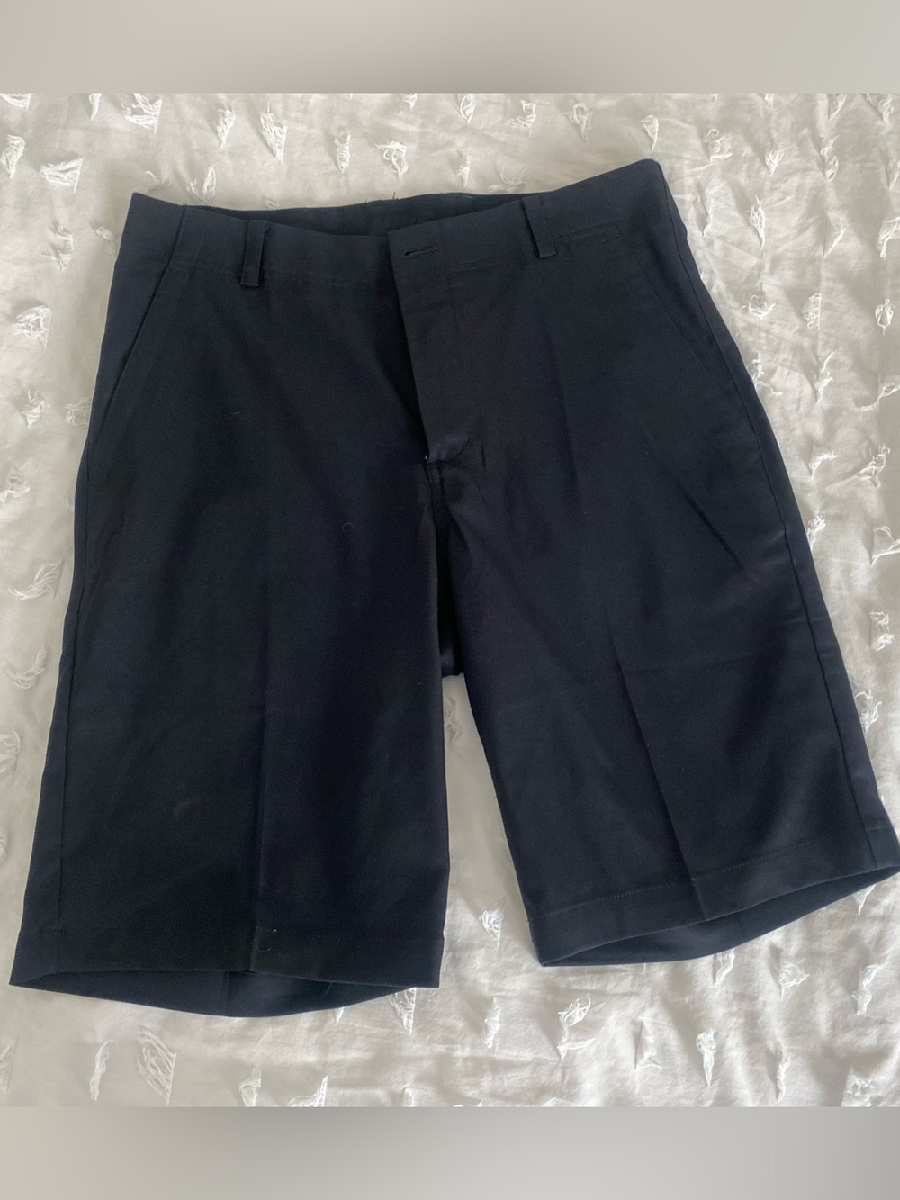 Nike Dry-fit Flat Front Black Shorts